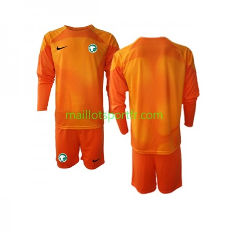 Maillot de Foot Arabie saoudite Gardien Enfant Exterieur Coupe du monde 2022 ML Maillot de Foot Arabie saoudite Gardien Enfant Exterieur Coupe du monde 2022 ML